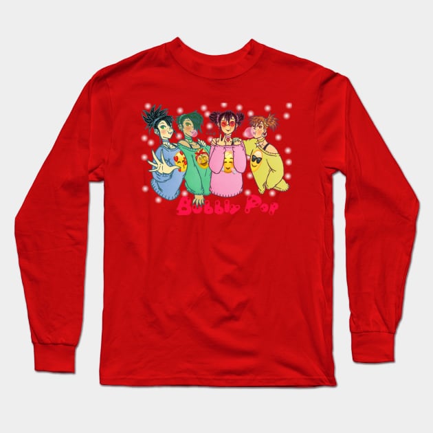 Bubbley Pop Long Sleeve T-Shirt by TeeJay93